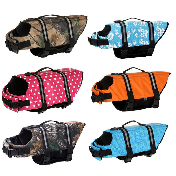 Mejor Pets Dog Life Jacket Pet Saver Life Vest Swimming Preserver Dog Puppy
