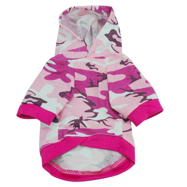 Mejor Pets Dog Clothes Small Pet Camouflage Hoodie Winter Warm Sweatshirt T-shirt