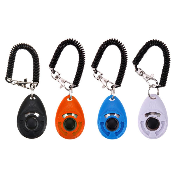 Mejor Pets1pc Pet Trainer Pet Dog Training Dog Clicker Adjustable Sound Key Chain
