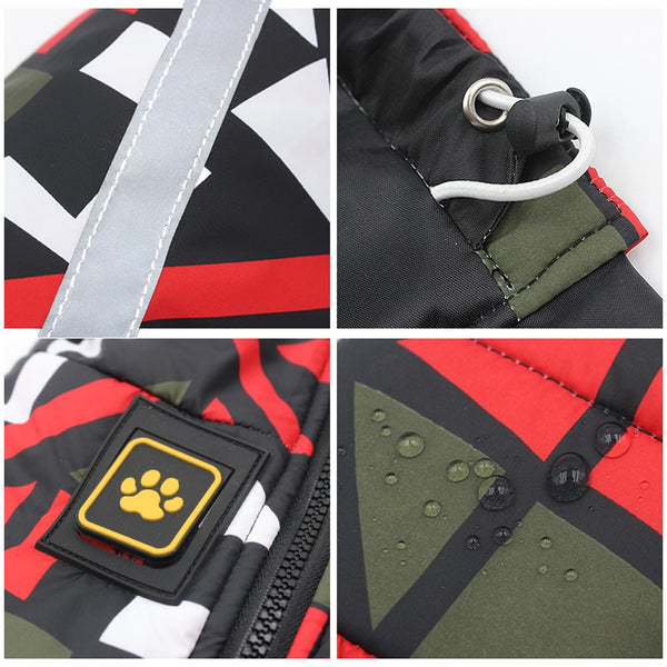 Mejor Pets Waterproof Reflective Dog Jacket