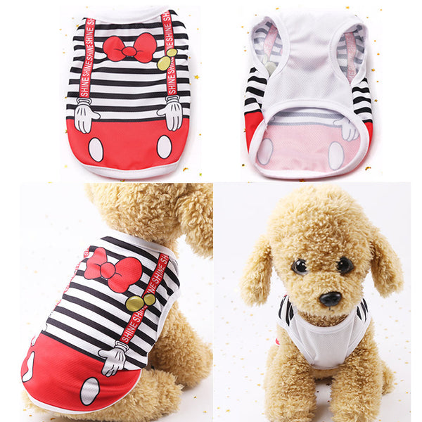 Mejor Pets Dog Clothes Summer Pet Shirts For Dogs Costume Cat Clothing