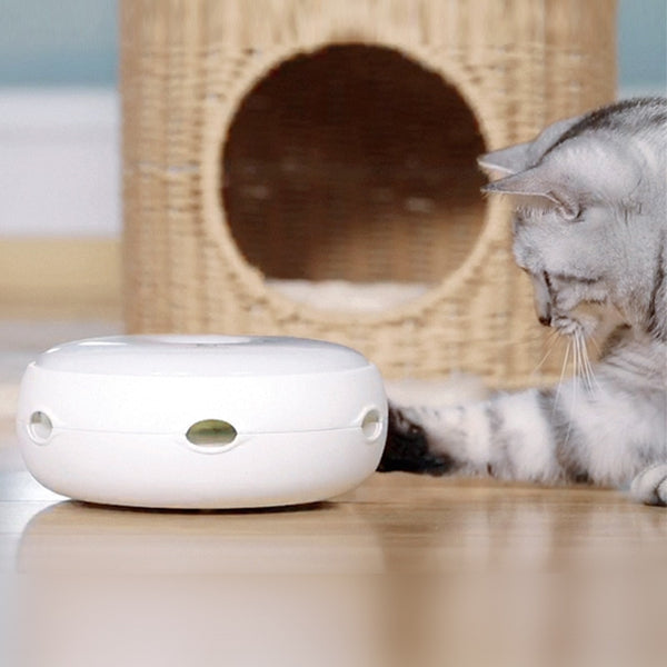 Mejor Pets Electric Cat Toy Smart Teasing Cat Stick Crazy Game Spinning Turntable