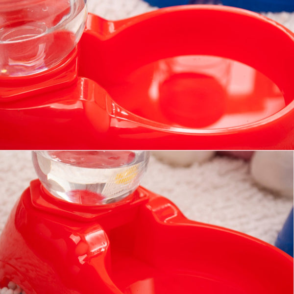 Mejor Pets Dog or Cat Automatic Pet Feeder Bowls Water Bottles Dispenser Food Dish Bowl for Dogs or Cat