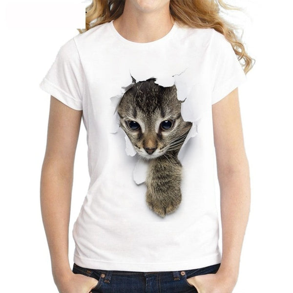 Mejor Pets Womans 3D Print Casual Harajuku Women T-Shirt