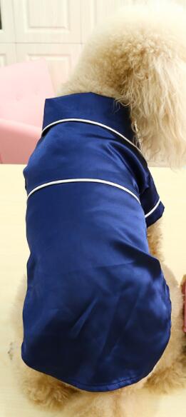 Mejor Pets Luxury Silk Dog Pajamas Bathrobe Cute Indoor Soft Pet Comfort Costumes XS XL