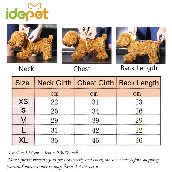 Mejor Pets Plaid Dog Clothes