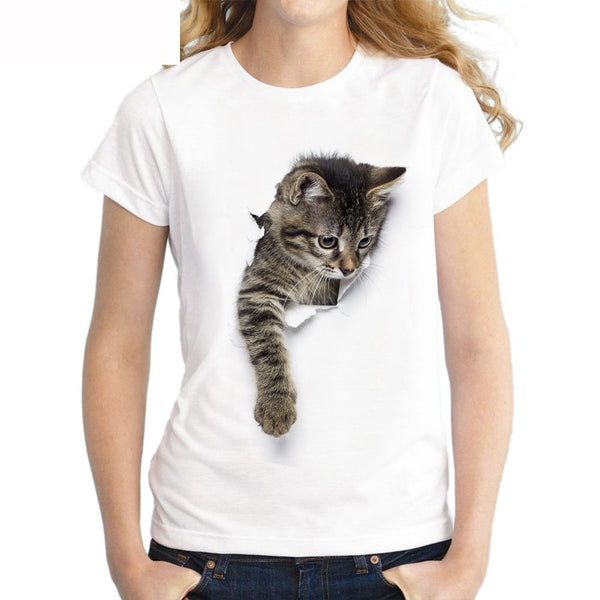 Mejor Pets Womans 3D Print Casual Harajuku Women T-Shirt