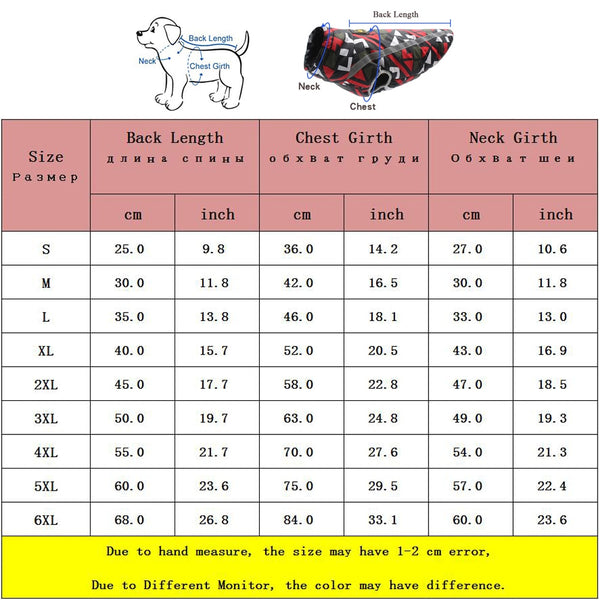 Mejor Pets Waterproof Reflective Dog Jacket
