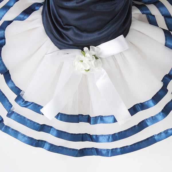 Tutu Lace Sailor Dog Dresses Stripes Skirt For Dogs Dress 6071012 Pet Princess Clothing Wholesale