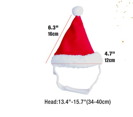 Mejor Pets Dog scarf cat dog Christmas hat ct headscarf new year pet supplies dog clothes.
