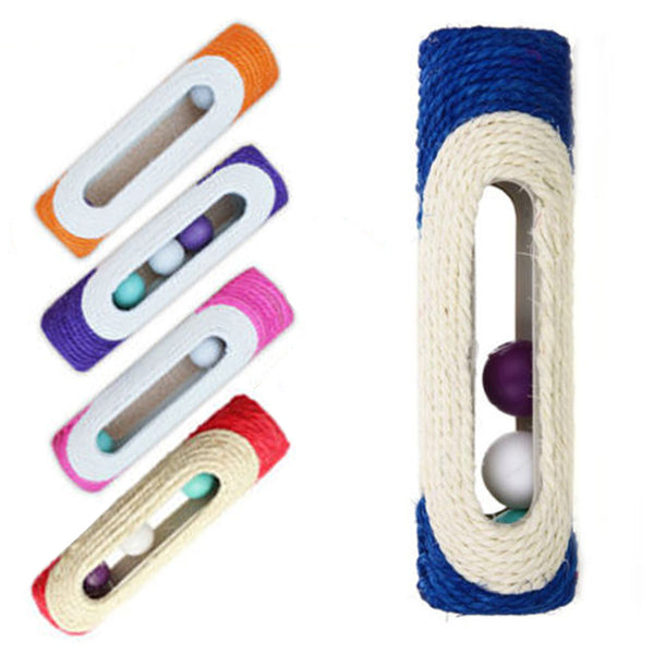 Mejor Pets Cat Toy Pet Cat Kitten Kitty Toy Rolling Sisal Scratching Post