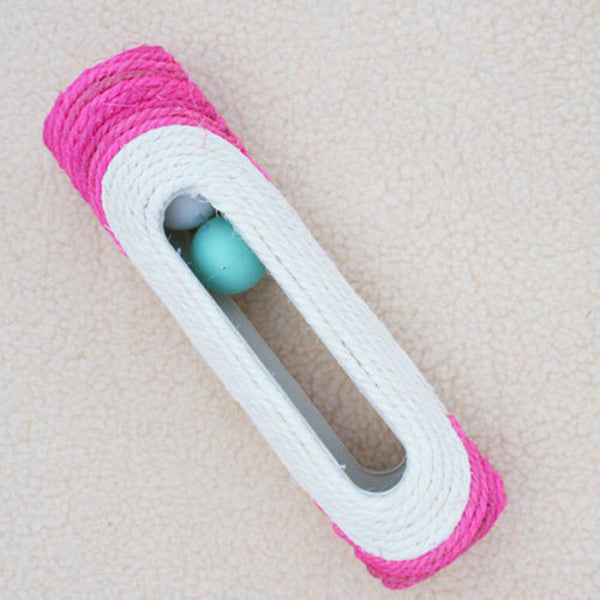 Mejor Pets Cat Toy Pet Cat Kitten Kitty Toy Rolling Sisal Scratching Post