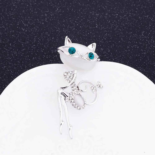 Mejor Pets Pet Cat opal brooch