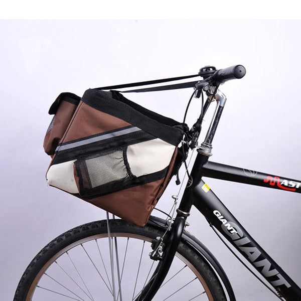 Mejor Pets Portable Pet dog bicycle carrier bag basket Puppy Dog Cat Travel bike carrier