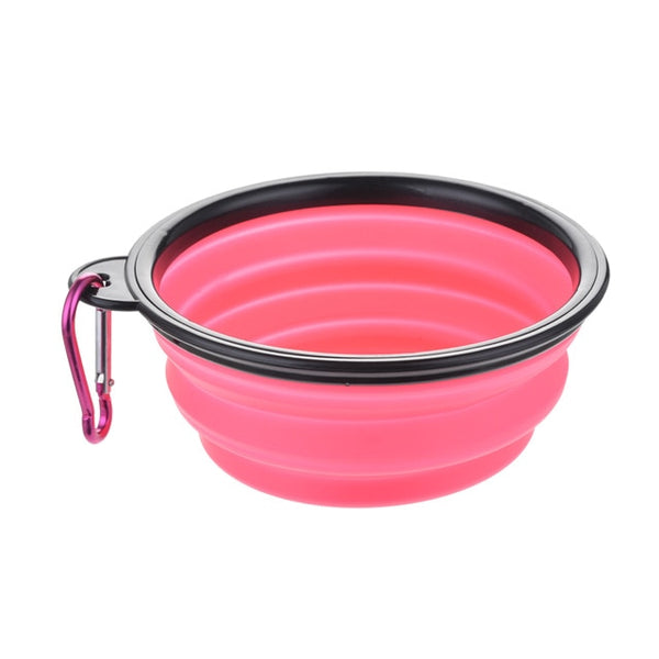 Mejor Pets, 1Pcs Portable Travel Bowl Dog Feeder Water Food Container