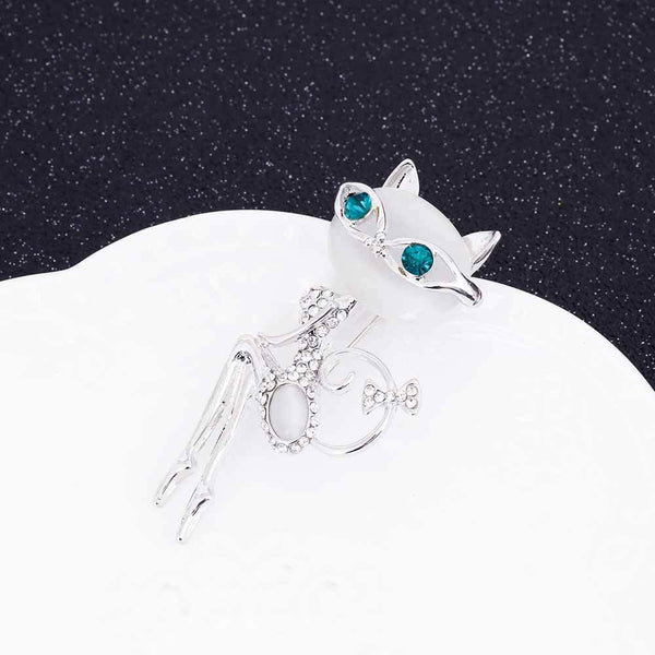 Mejor Pets Pet Cat opal brooch
