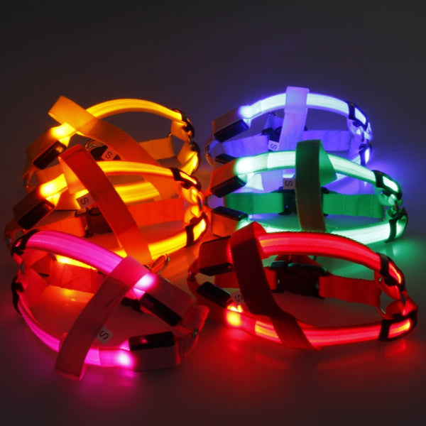 Mejor Pets Nylon  Safety LED  Dog Harness