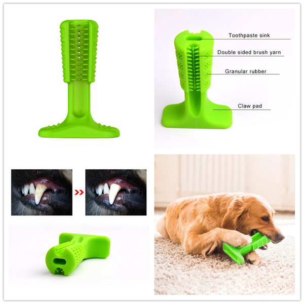 Mejor Pets Dog Toothbrush Dog Brushing Stick Tooth Cleaning World\'s Most Effective Dog Toothbrush Pets Oral Care