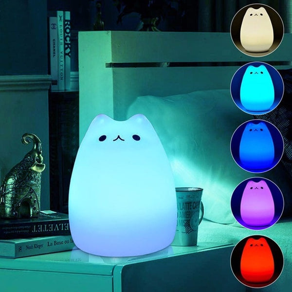 Mejor Pets Pet Cat LED USB Children Animal Night Lightt