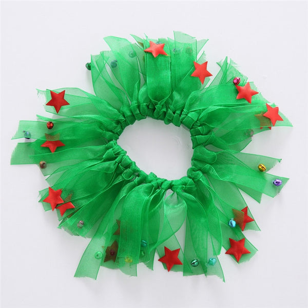 Mejor Pets Christmas Pet cat dog Wreath Jingle Bell And Stars Decorative Dog Collars