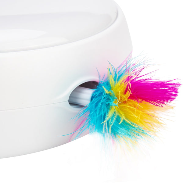Mejor Pets Electric Cat Toy Smart Teasing Cat Stick Crazy Game Spinning Turntable
