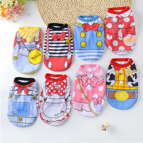 Mejor Pets Dog Clothes Summer Pet Shirts For Dogs Costume Cat Clothing