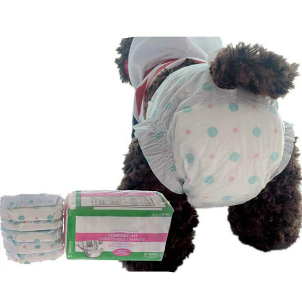 Mejor Pets10Pcs Disposable Pet Dog Physiological Pants Sanitary Nappy Underwear Diaper