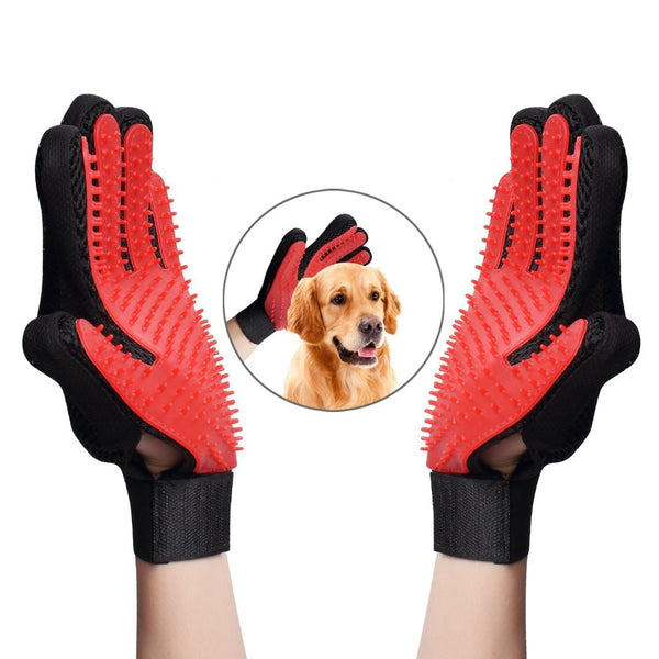 Mejor Pets Pet Cat Grooming Gloves Dog Hair Remover Gentle Deshedding Brush Comb