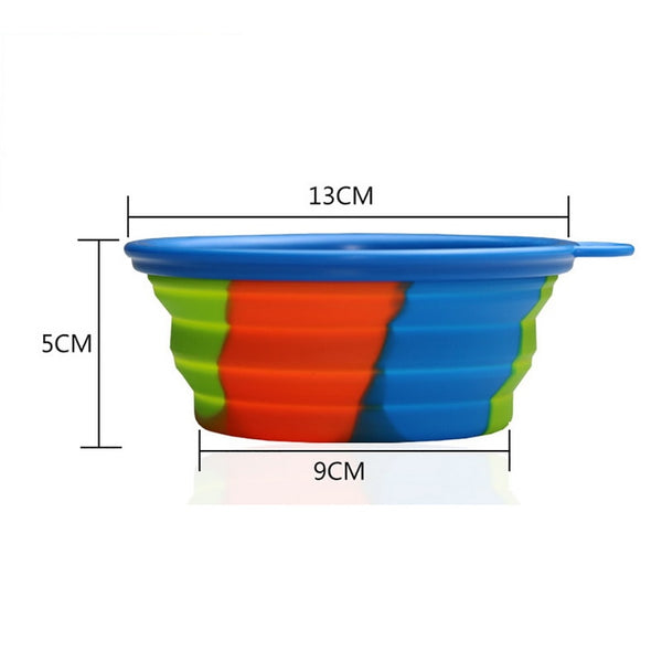Mejor Pets, 1Pcs Portable Travel Bowl Dog Feeder Water Food Container