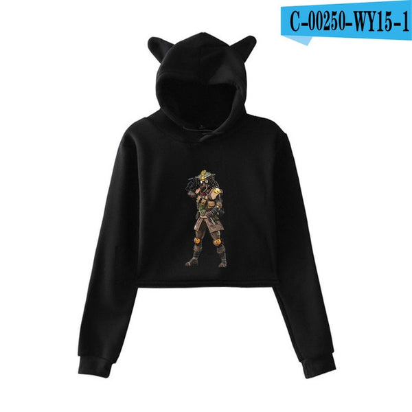 Mejor Pets Print Hoodies Sweatshirts Women Cat ears with hood hoodies