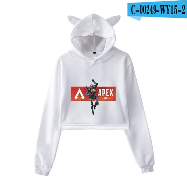 Mejor Pets Print Hoodies Sweatshirts Women Cat ears with hood hoodies