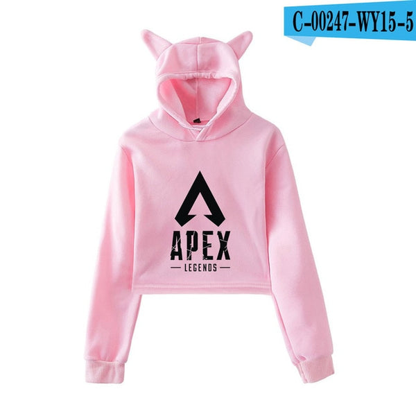 Mejor Pets Print Hoodies Sweatshirts Women Cat ears with hood hoodies
