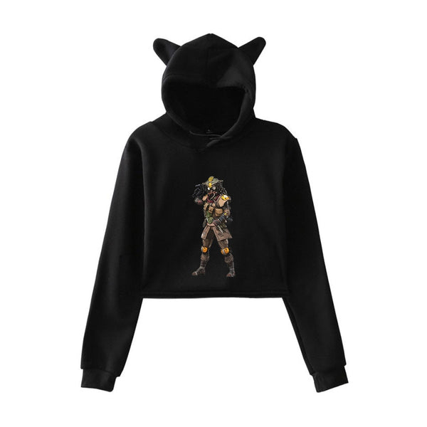 Mejor Pets Print Hoodies Sweatshirts Women Cat ears with hood hoodies