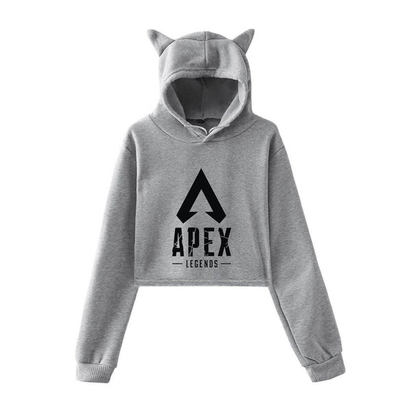 Mejor Pets Print Hoodies Sweatshirts Women Cat ears with hood hoodies