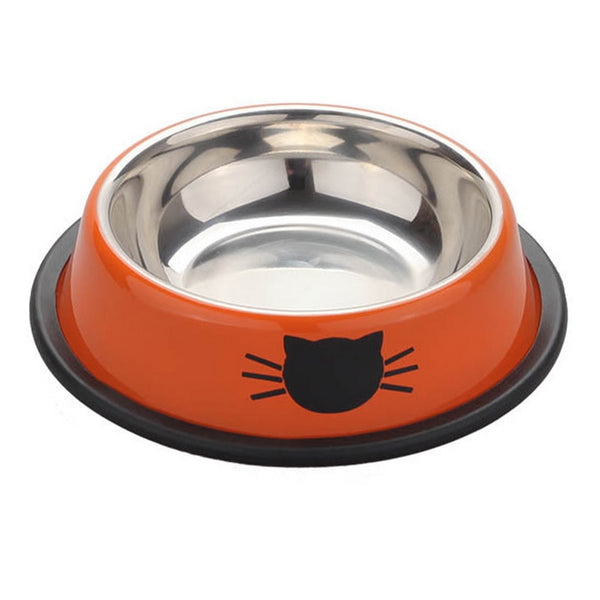 Mejor Pets Dog Cat Food Bowls Stainless Steel Anti-skid Dogs Cats Water Bowl