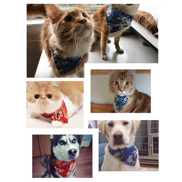 Mejor Pets Pawstrip Pet Dog Bandana Adjustable