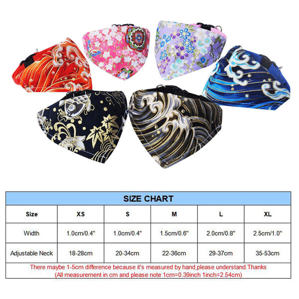Mejor Pets Pawstrip Pet Dog Bandana Adjustable