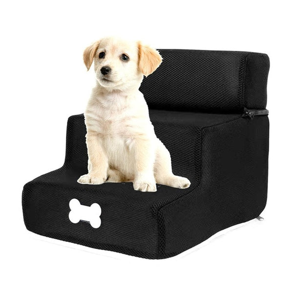 Mejor Pets Dog Stairs 3 Steps Ladder