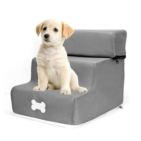 Mejor Pets Dog Stairs 3 Steps Ladder