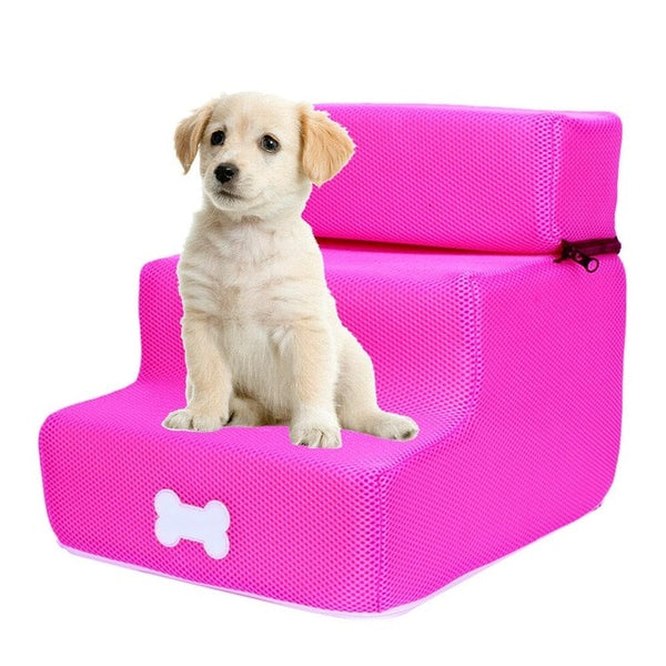 Mejor Pets Dog Stairs 3 Steps Ladder
