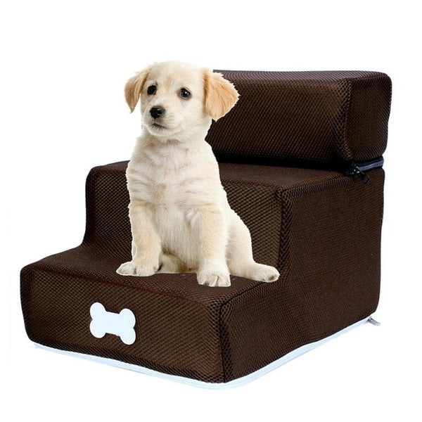 Mejor Pets Dog Stairs 3 Steps Ladder