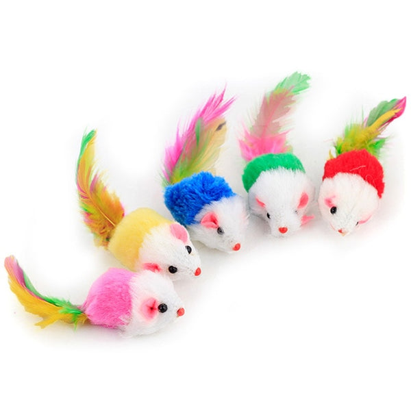 Mejor Pets Pet Cat Toy Interactive Toy Stick Feather Wand With Small Bell Mouse Cage Toys