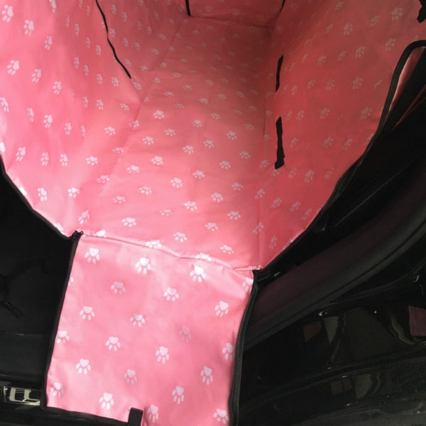 Mejor Pets Waterproof Rear Back Pet Dog Car Seat Cover Mats Hammock Protector with Safety Belt.