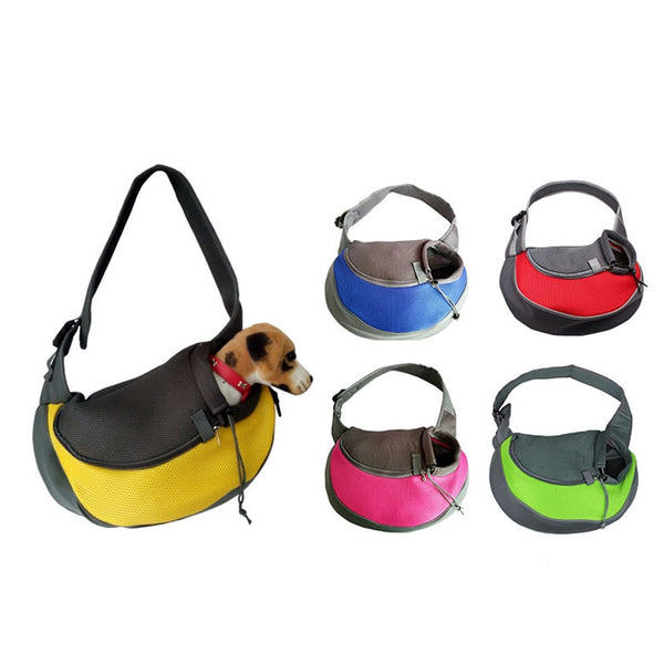 Mejor Pets Comfort Pet Dog Carrier Outdoor Travel Handbag Pouch Mesh Oxford Single Shoulder Bag.