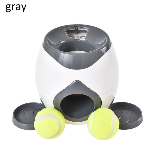 Mejor Pets Dog Pet Toys 2 In 1 Tennis Launcher Automatic Throwing Machine