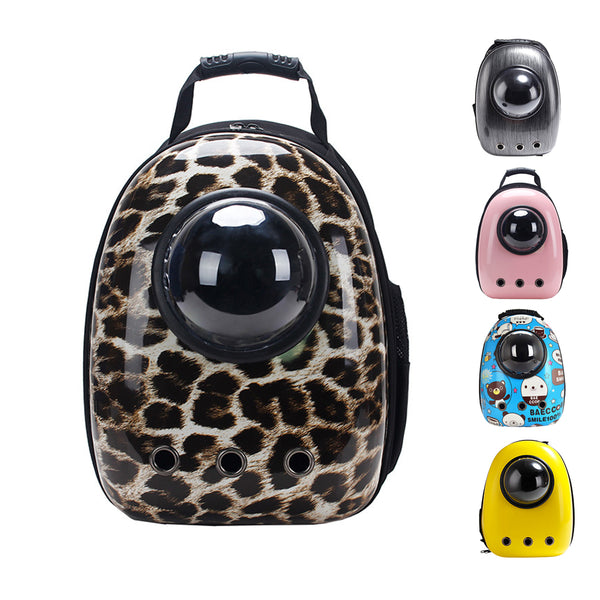 Mejor Pets Space Capsule Pet Dog Cat Backpack Travel Cat Carrier Double Shoulder Bag