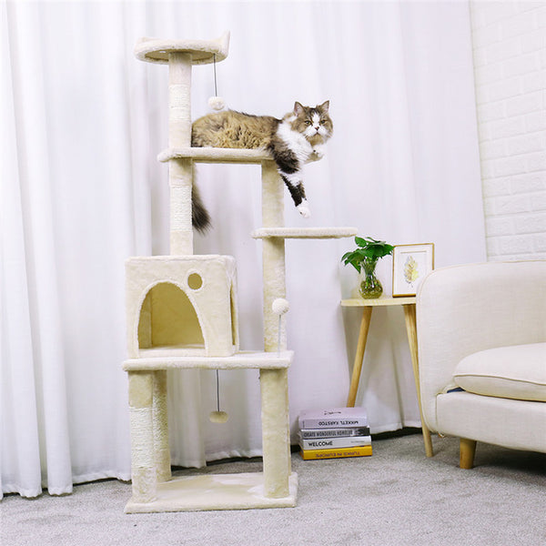 Mejor Pets Cat Tree House Tower 11 Kind Cat Climbing Condo Scratcher Posts