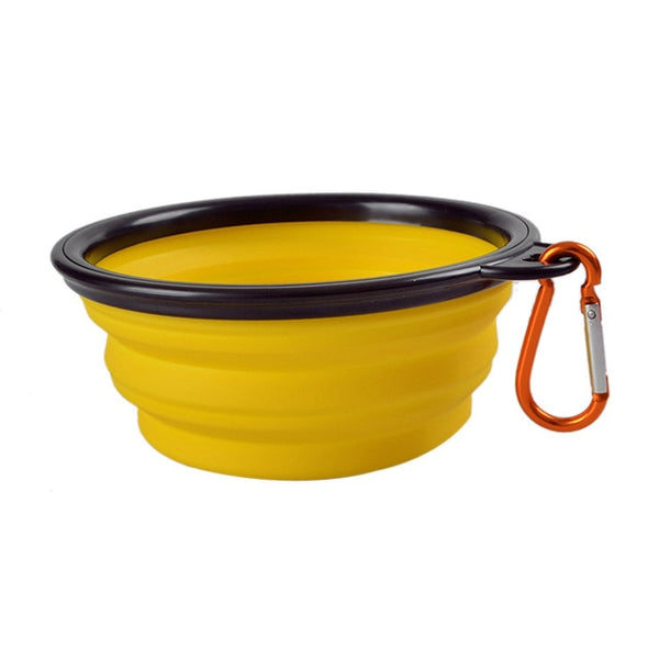Mejor Pets Dog Cat Water Food Bowl Silicone Portable Travel Bowl Feeder