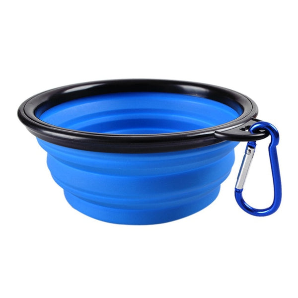 Mejor Pets Dog Cat Water Food Bowl Silicone Portable Travel Bowl Feeder