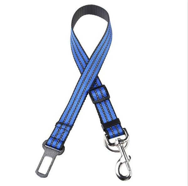 Reflective pet seat belt nylon dog traction rope keep pet's safety in car dog car seat belts high quality B43